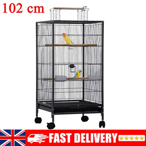Large bird cage metal parrot - metal,