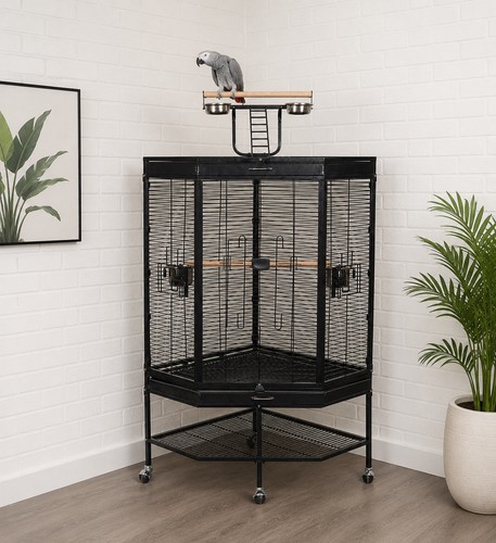 Alaska corner parrot cage - parrot,