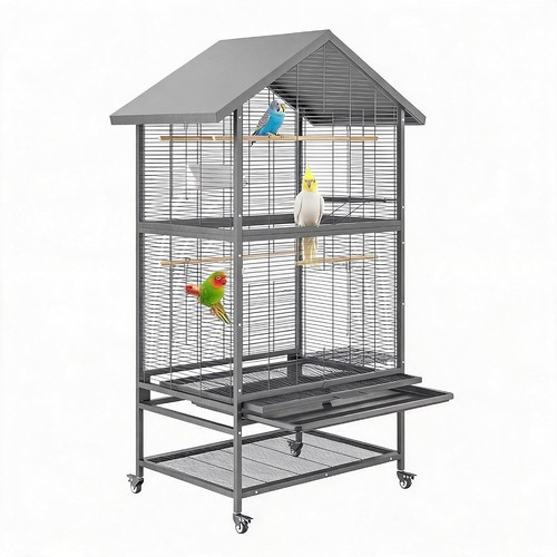 Large bird cage - bird, cage,