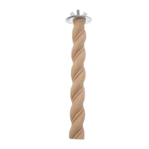 Wooden parrot perch stand - wooden, with