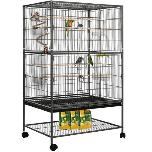 Large movable bird cage metal - movable,