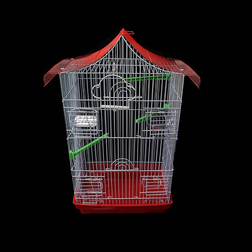 Metal bird cage indoor parrot - cage,
