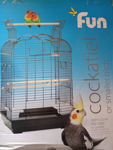Bird cage metal open top - metal,