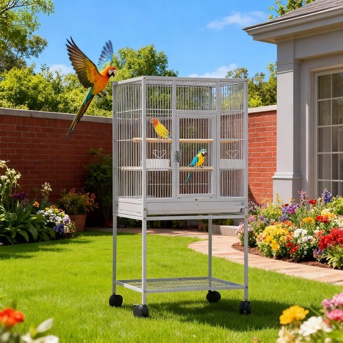 Large parrot cage metal bird - parrot,