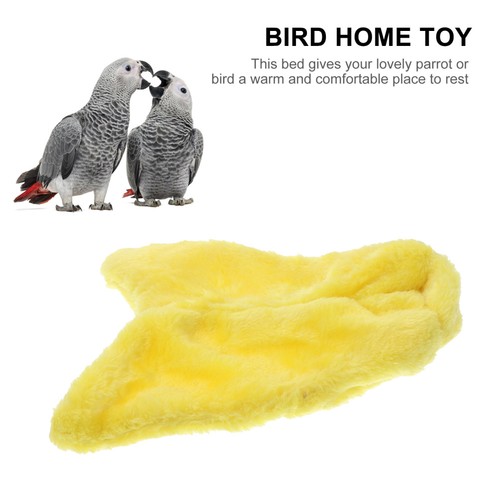 Green plush bird - green, hammock