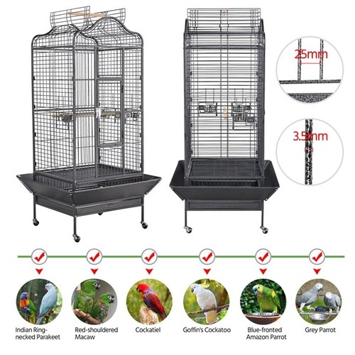 African grey cage large open - large,